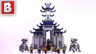 LEGO Ninjago Movie Temple of Ultimate Ultimate Weapon 70617  Unbox Build Time Lapse Review [upl. by Adnauq]