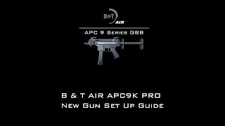 B amp T AIR APC9K PRO Set Up Guide [upl. by Noryak162]