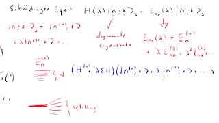 Degenerate Perturbation Theory  1 [upl. by Ashraf]