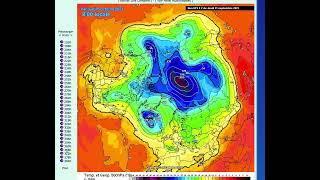 Análisis del vórtice polar estratosférico y masas de aire en latitudes altas 21 septiembre de 2023 [upl. by Tegirb101]