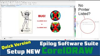 CorelDRAW Setup for Fusion MakerEdgePro [upl. by Saberio725]