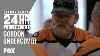 Gordon Goes Undercover As A Hockey Fan  Season 2 Ep 2  GORDON RAMSAYS 24 HOURS TO HELL amp BACK [upl. by Kozloski]