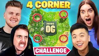 The OG FORTNITE 4 CORNER Challenge [upl. by Conias]