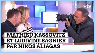 Mathieu Kassovitz et Ludivine Sagnier dans l’objectif de Nikos Aliagas  C l’hebdo  09032024 [upl. by Vanderhoek]