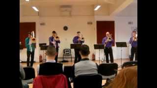 Brandt Attema amp Corpus Quartet RWagner  For 5 Bones Arr  Ben Van Dijk [upl. by Eceined]