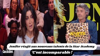 Jenifer réagit aux nouveaux talents de la Star Academy  Cest incomparable [upl. by Lynnelle]