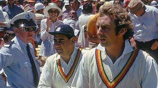 Ashes 197475 Colin Cowdrey amp England v Australia 2nd Test at Perth [upl. by Lartnom921]