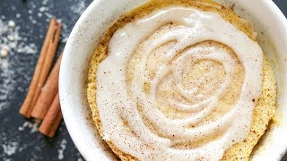 KETO MUG CAKE  Cinnamon Roll Cake In A Microwave  EASY KETO RECIPES FOR BEGINNERS [upl. by Standish599]