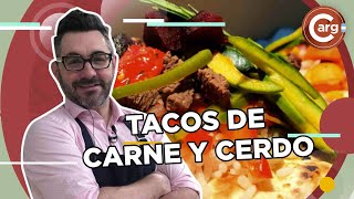 TACOS DE CARNE Y CERDO [upl. by Mano]