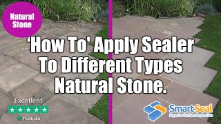 How To Apply Natural Stone Sealer to Sandstone Limestone and Slate Pt5 [upl. by Sue]