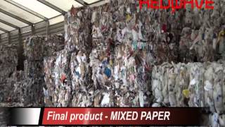 REDWAVE  Sorting dry recyclables MRF [upl. by Annawt]