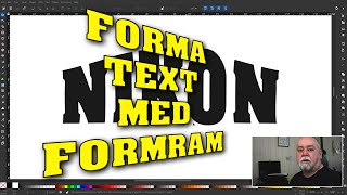 Forma text exempel i inkscape [upl. by Fania492]