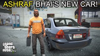 ASHRAF BHAI BUYS SUZUKI LIANA TURBO  GTA 5 PAKISTAN  GTA V MODS GAMEPLAY [upl. by Sedlik988]