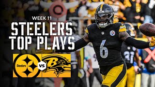 Steelers Top Plays in 1816 Win over Ravens  Pittsburgh Steelers [upl. by Sitoiyanap]