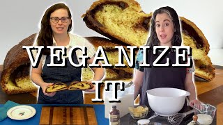 Babkallah  Claire Saffitz recipe  VEGANIZE IT Ep 1 with Chef Megan Tucker [upl. by Doubler]