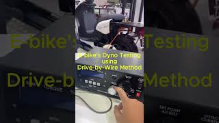 Ebike Testing Using Dyno Dynamometer [upl. by Irbua]