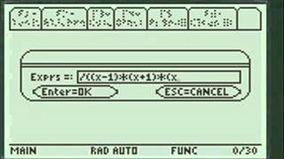 Partial Fraction Decomposition on the TI89  Every Step Calculus [upl. by Gelasius]