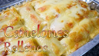 Canelones Rellenos  Cocinando con Yolanda [upl. by Samoht]