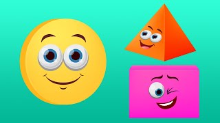 Shapes Video For Kids  Shapes Learning For Toddlers amp Preschoolers [upl. by Vez]