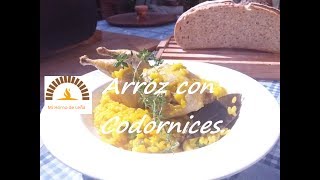 Arroz con Codornices en Cazuela de Barro  RDGrillmaster [upl. by Kato]