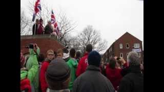 Ashbourne News Telegraph  Shrovetide  Tuesday February 13 2013 [upl. by Pardo313]