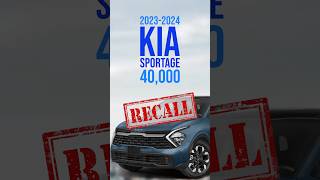 2024 Kia Sportage Recall  Roof Molding Issue JAN 2024 recall kia sportage [upl. by Alaet790]