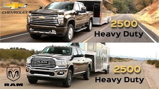 2020 Chevrolet Silverado 2500 Heavy Duty vs RAM 2500 Heavy Duty [upl. by Norby]