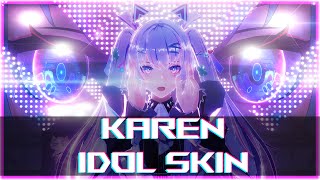 Punishing Gray Raven Karenina Idol Skin Showcase  Gacha [upl. by Gracia673]