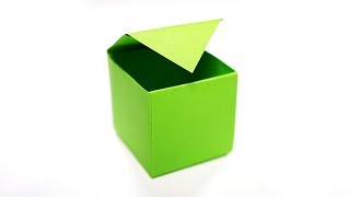 Origami Box  Paper Folding  Papier Falten  종이접기  Paper Crafts 1101 おりがみ [upl. by Alduino799]