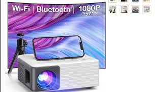 Mini Projector with WiFi and Bluetoothamazon link in description [upl. by Oribel]