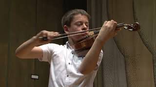 1st Prize Teo Gertler Slovakia P Czajkowski Violin Concerto in D Major Op 35 Part 1 [upl. by Bettina]