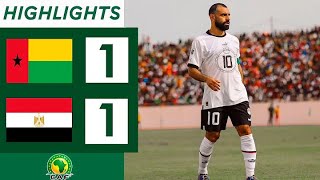 GuineaBissau vs Egypt 11 Highlights Goals  2026 FIFA World Cup Qualifiers [upl. by Drhacir]