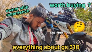 BMW GS 310  pros and cons 🤔 Dont buy before seeing this video  vibemore ridemore [upl. by Ax719]