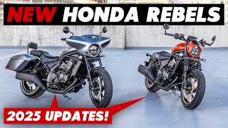 New 2025 Honda Rebel 500 amp 1100 Updates Announced 9 Things To Know [upl. by Eelram]