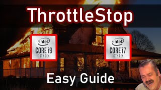 ThrottleStop Undervolting Guide  Reduce CPU Temps Increase Performance Intel Laptop CPUs  Tips [upl. by Deanna]