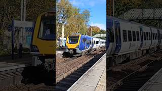 A Northern 195 Arrive And Depart Widnes For Warrington Central [upl. by Marsh643]