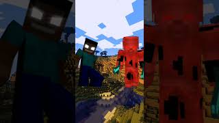 Herobrine VS Entity 303 minecraft [upl. by Ainoet37]