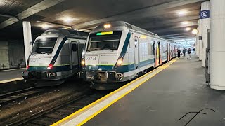 EMU Commuter Train Stavanger Sentral Station Stavanger Norway 10282024 [upl. by Yemerej406]