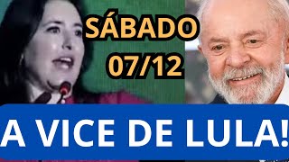 PESQUISAS NESTE SÁBADO SIMONE TEBET AVANÇA PRA SER A VICE DE LULAE 2026 [upl. by Cynarra]