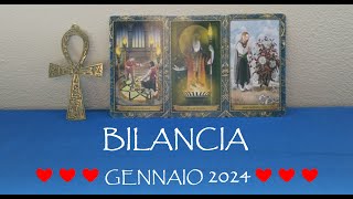 BILANCIA 💖 Amore e affetti GENNAIO 2024 [upl. by Astiram]