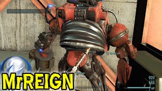 FALLOUT 4  AUTOMATRON DLC  MASSIVE Robot Companion GLITCH [upl. by Parke]