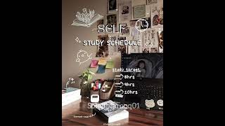 Self study schedule for aspirants motivation neetstudytips study studytips studymotivation me [upl. by Sudoeht]