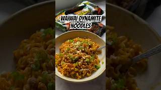 Waiwai Dynamite Noodles  How to Make Asian Noodles [upl. by Nnasor121]