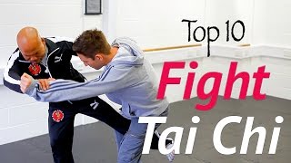 Top 10 Tai Chi fight moves in real combat  awesome tai chi chuan [upl. by Bond440]