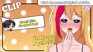 Kemunculan Adit Distream Rini【Rini MoonstarDigital ARTha】 [upl. by Valentijn]