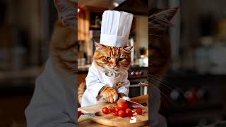 A chief cat cut tomatoesaiart cat cute [upl. by Scoville]