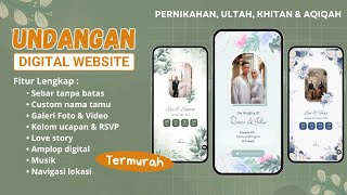 Jasa Undangan Pernikahan Digital Website Termurah [upl. by Phillipe]