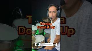 Técnica Down e Up stroke na bateria [upl. by Orvan]