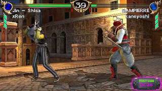 Jin  Shisa vs Dampierre  Soul Calibur Broken Destiny dc28 [upl. by Donnell911]