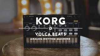 Korg Volca Beats Analog Rhythm Machine  Reverb Demo Video [upl. by Barnie533]